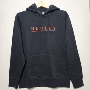 Hurley Men's Black Pullover Hoodie Large